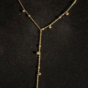 Chic Gold Beaded Necklace